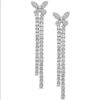 Ohrringe Comete Dame Farfalle in Silber Zirconia ORA 133 - ORA 133